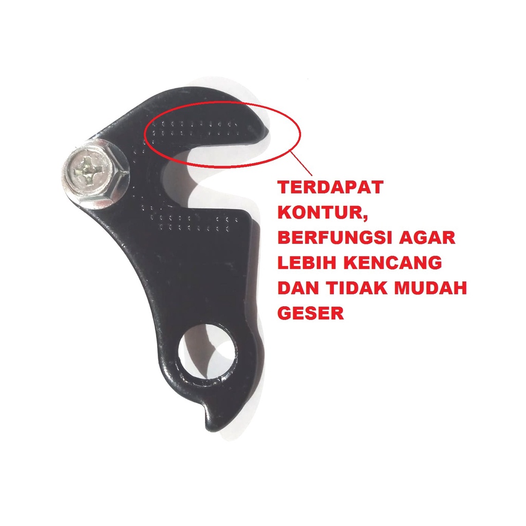 Adaptor Drop Out Sambungan RD frame Sepeda lipat Goatlink Jadul Federal GANTUNGAN HANGER  ANTING RD