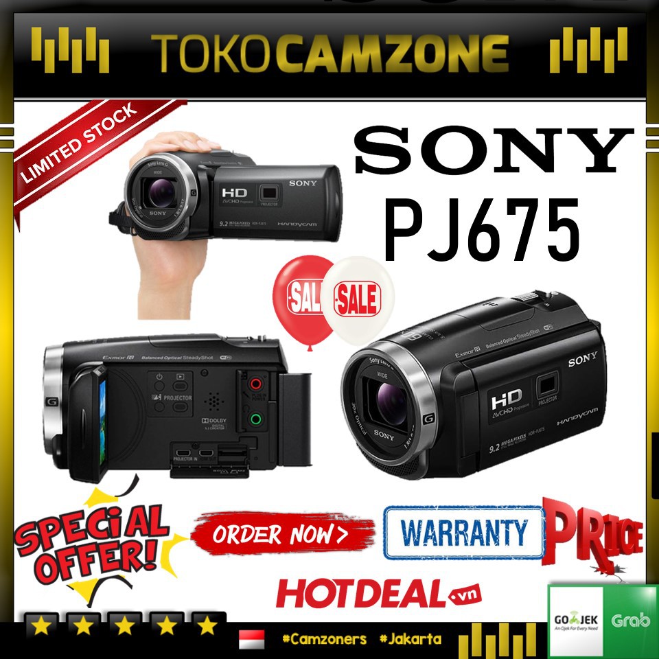 Sony HDR-PJ675 / PJ675 Full HD Handycam Camcorder Built-In Projector (PAL)
