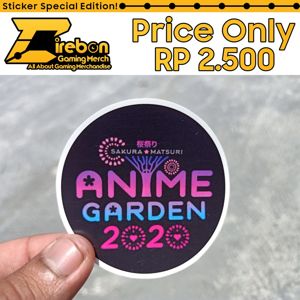

Sticker Stiker Sakura Matsuri Anime Garden 2020
