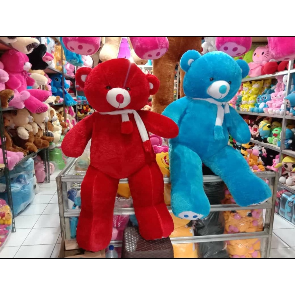 BONEKA TEDDY BEAR PLUFFY JUMBO BONEKA BERUANG TELAPAK BONEK PLUFFY