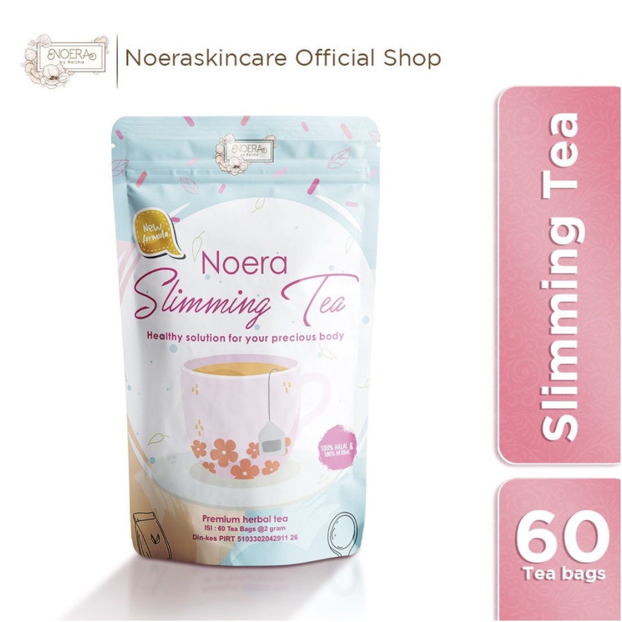 

Noera Slimming Tea, Teh Diet Herbal Pelangsing Teh Noera Slimming Slim Tea - Reisha Glow