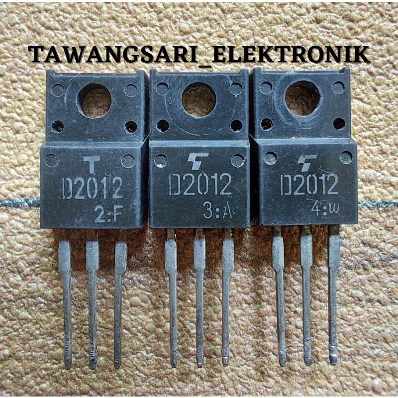 TRANSISTOR NPN D2012 BODY KECIL tr d2012 Original D2012 Tr d 2012 Cabutan