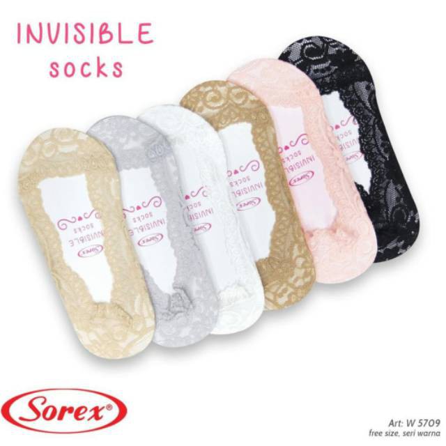 RC KAOS KAKI WANITA/CEWEK/LADIES SOREX INVISABLE/LADIES SOCKS TIPE W5709/W5708/W5703/W5706