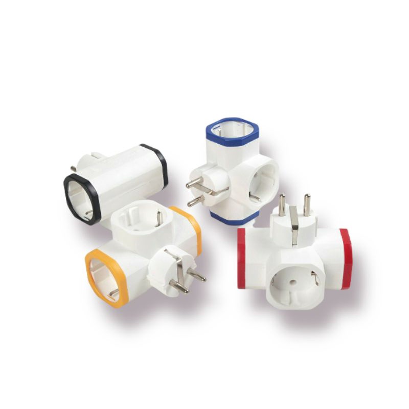 Steker Listrik / Colokan Listrik 3 Lubang Loyal LY-912/ T Listrik Murah