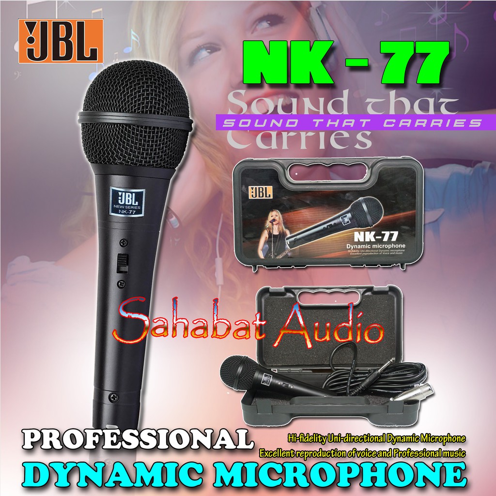 Mic Kabel NK 77 + KOPER / Microphone Cable NK-77 / Microphone NK77 / Mic Vocal NK - 77
