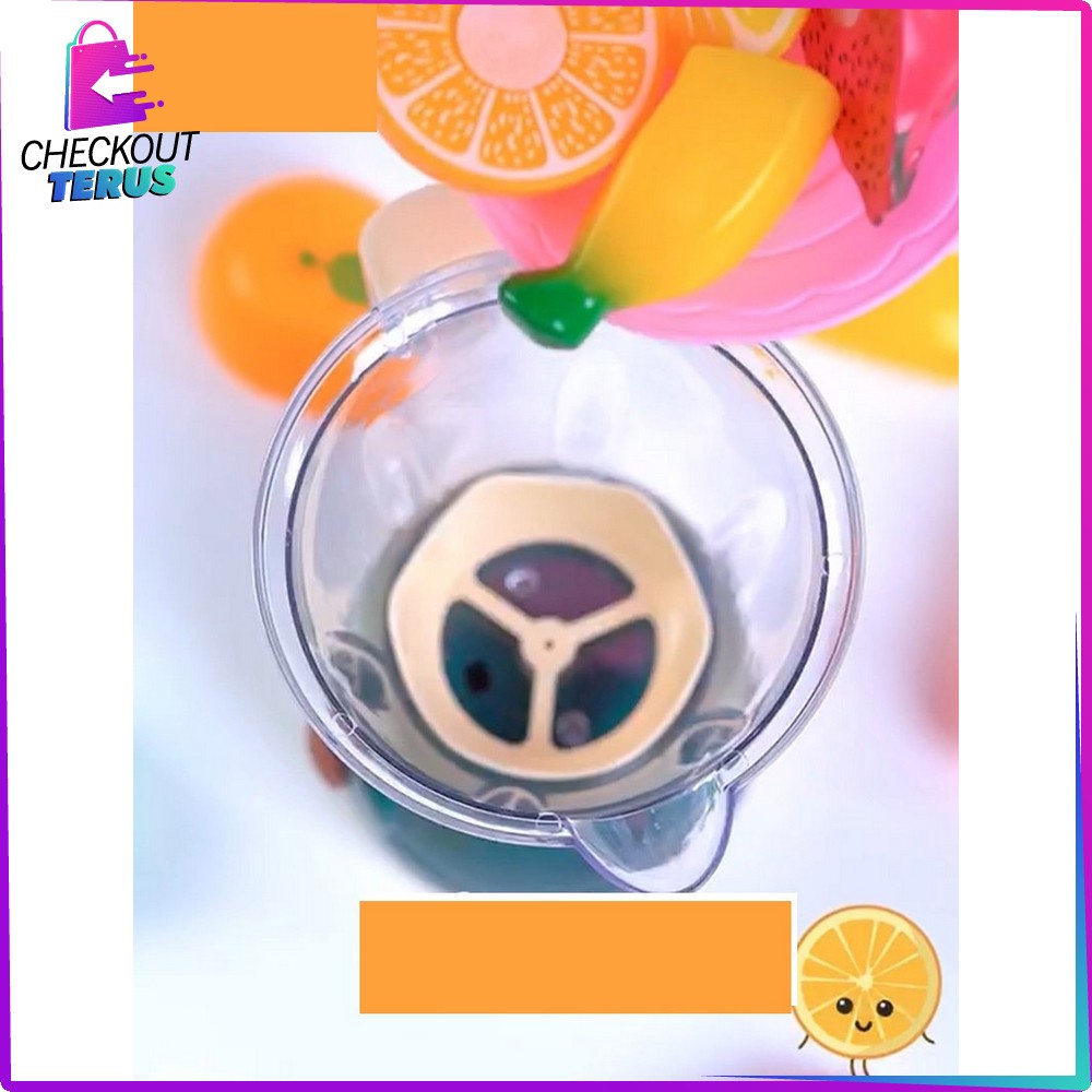 CT M146 Mainan Blender Anak Set Mainan Cooking Set Juicer Anak Blender DAPAT ISI AIR Set Pretend Play