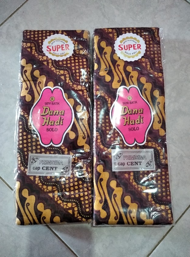 Kain Batik Panjang Dana Hadi Solo Prisimisma Cap Cent/kain Jarik Batik