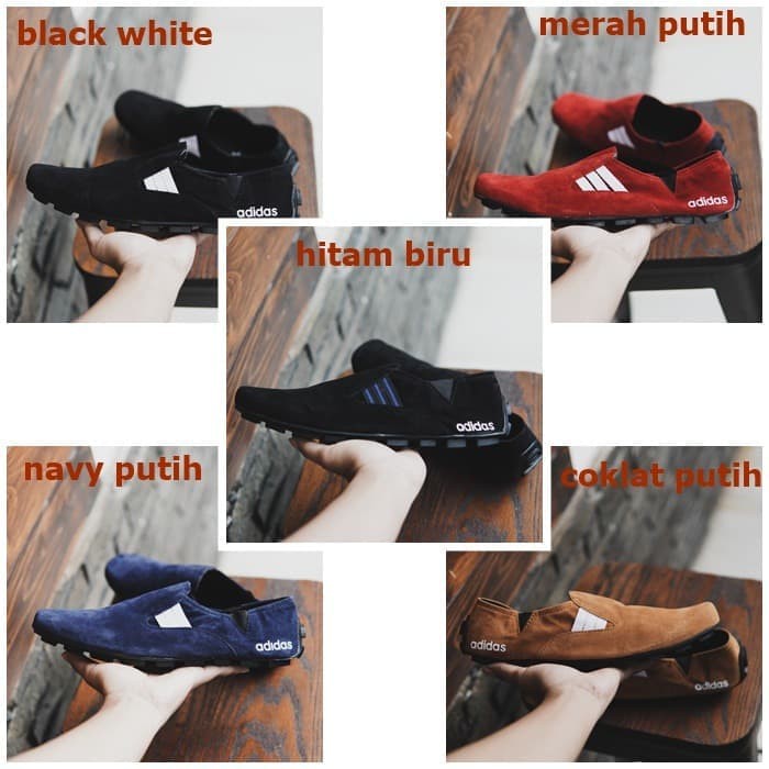 sepatu pria slop adidas suarez casual slip on murah original handmade