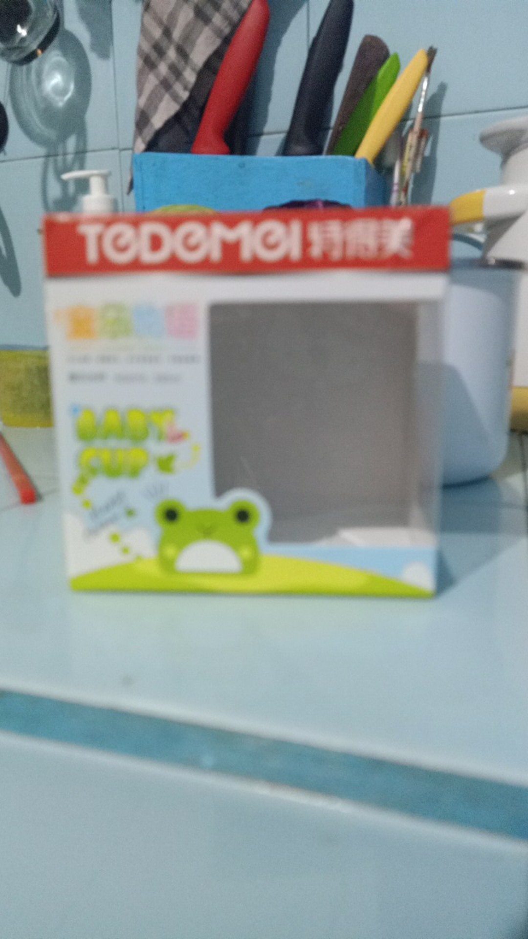 Tedemei Stainless Cup 6114 Pink Green Blue Mug/gelas Anak