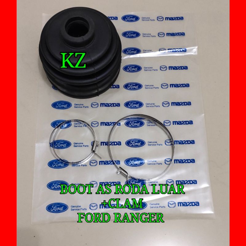 BOOT CV JOINT LUAR + CLAM FORD RANGER MAZDA BT50