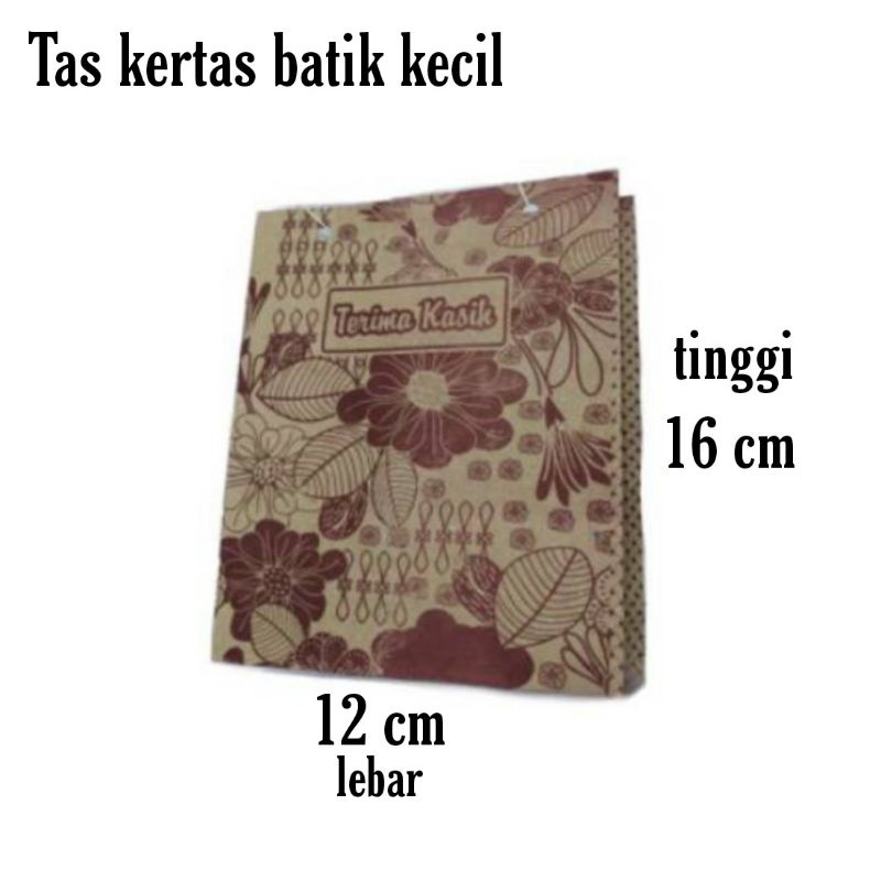 

Tas kertas batik paper bag souvenir kecil
