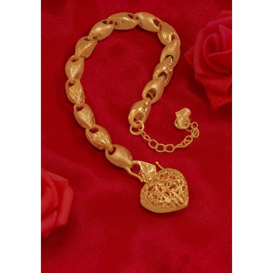 perhiasan gelang mas Bangkok lapis emas 24k/99% mirip emas asli