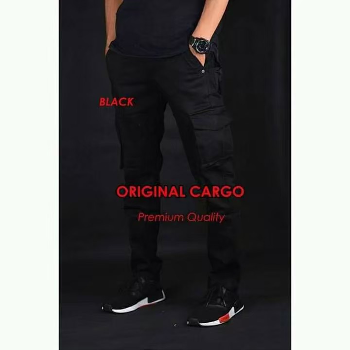 Celana Cargo Pria Panjang Slimfit Pdl Bisa Cod