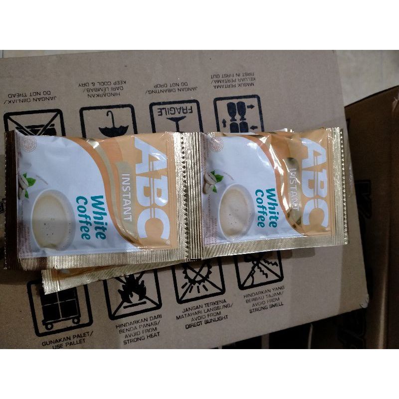 

kopi ABC white instan per renceng isi 10 pcs