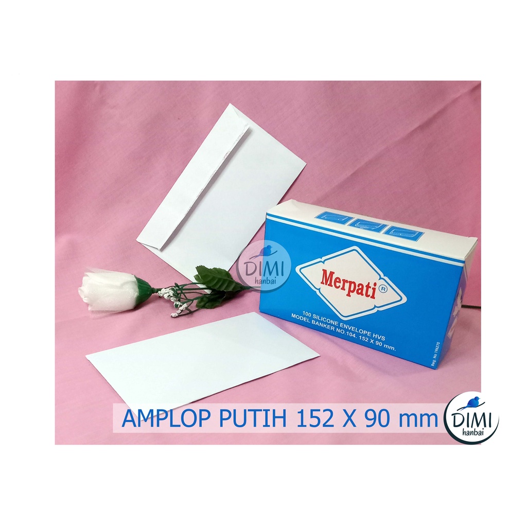 

[DIMI] Eceran Amplop Merpati Model Banker No 104 152 x 90 mm Amplop surat tanggung