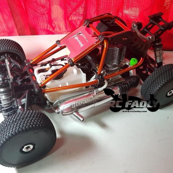 Barang Bagus Hobao Hyper Cage Buggy Rtr Nitro 1/8th Racing Buggy MURAH