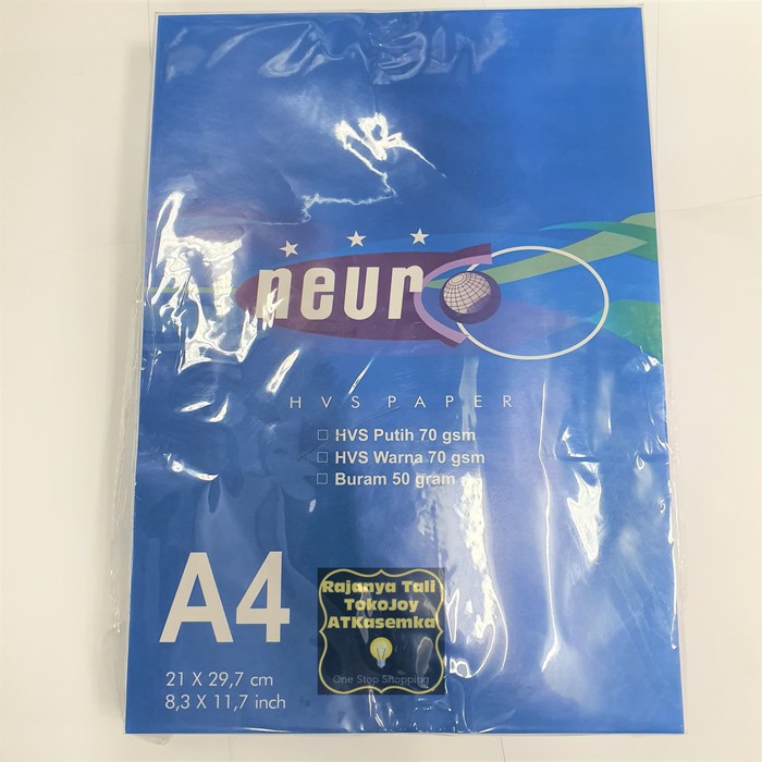 

Kertas NEURO Fotokopi A4 70 Gram HVS RJT