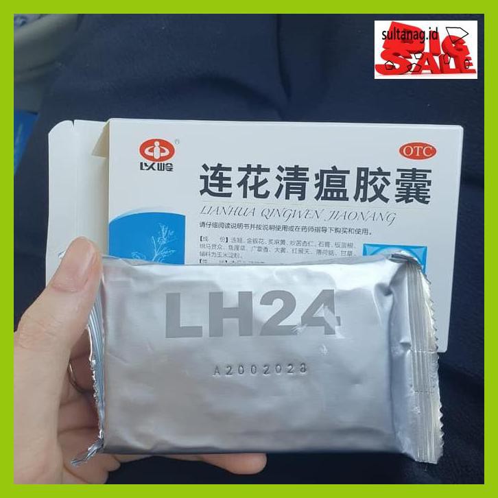 E4Wfre8- Lianhua Qingwen Capsule - 24 Butir - Obat Pneumonia Radang Batuk 546Et777-