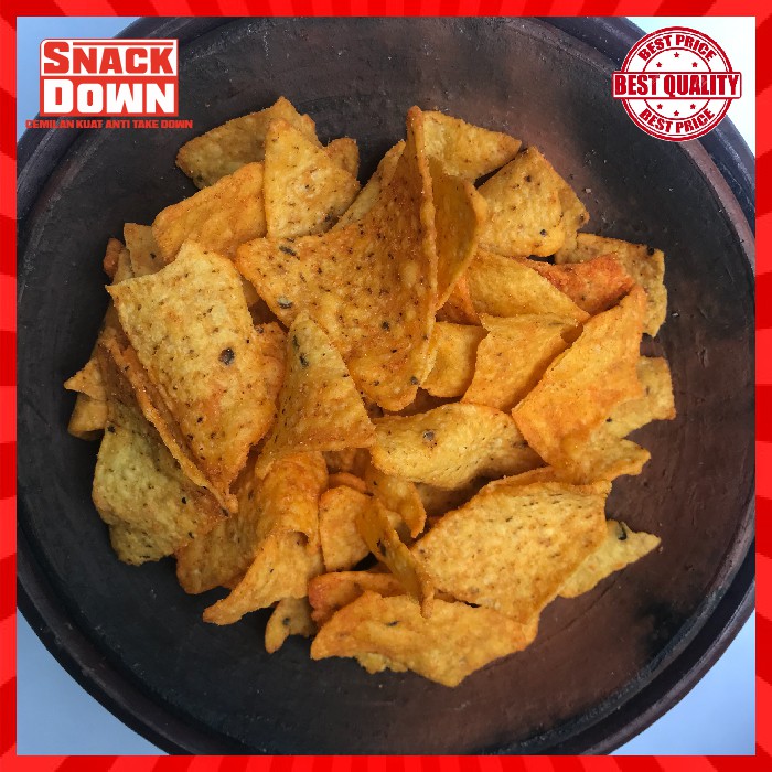 

TORTILA PEDAS 250 gram / JAJANAN / SNACK / MAKANAN RINGAN / KRUPUK / CEMILAN