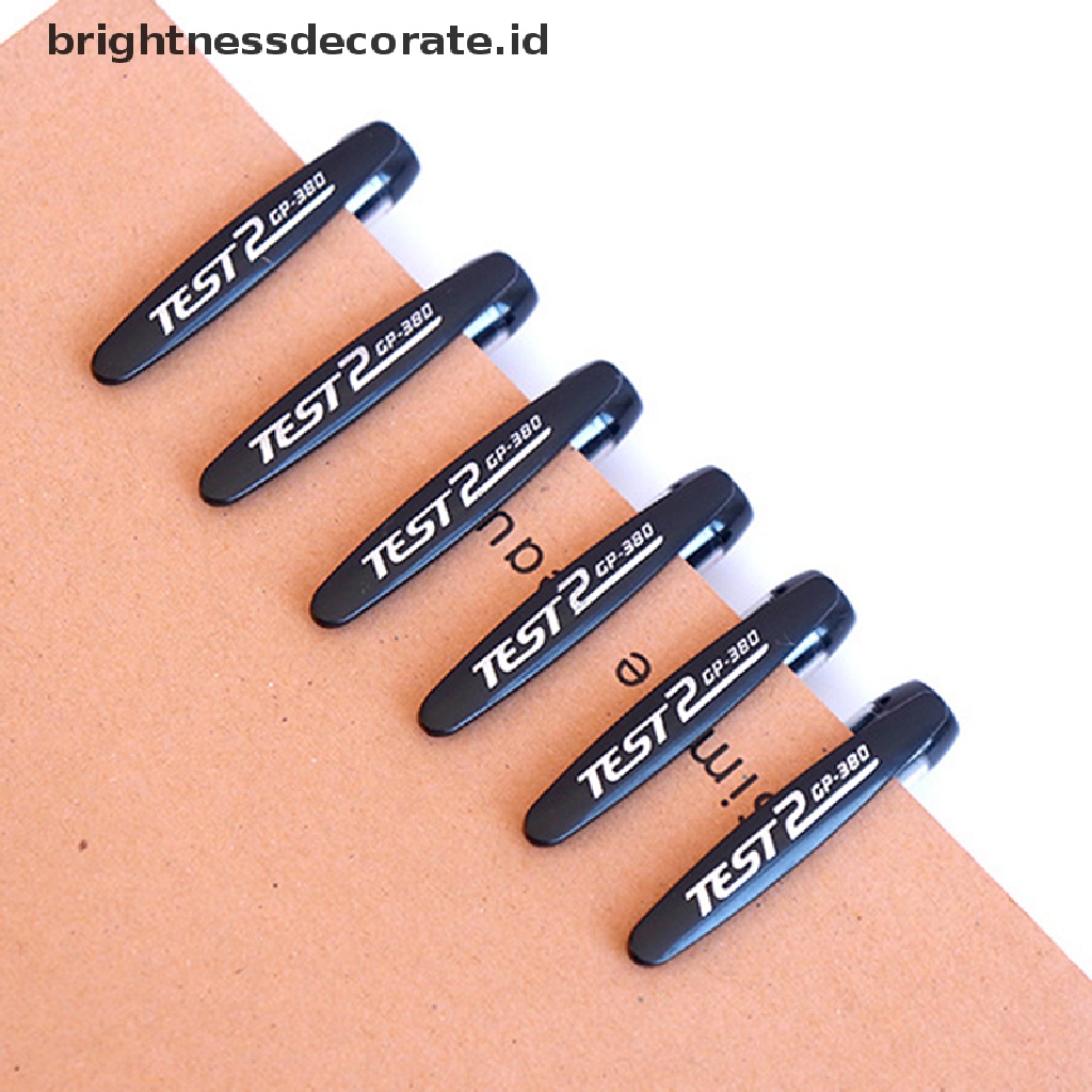 10 Pcs Pena Tinta Cair Ukuran 0.5 0.38mm Untuk Sekolah Dan Kantor