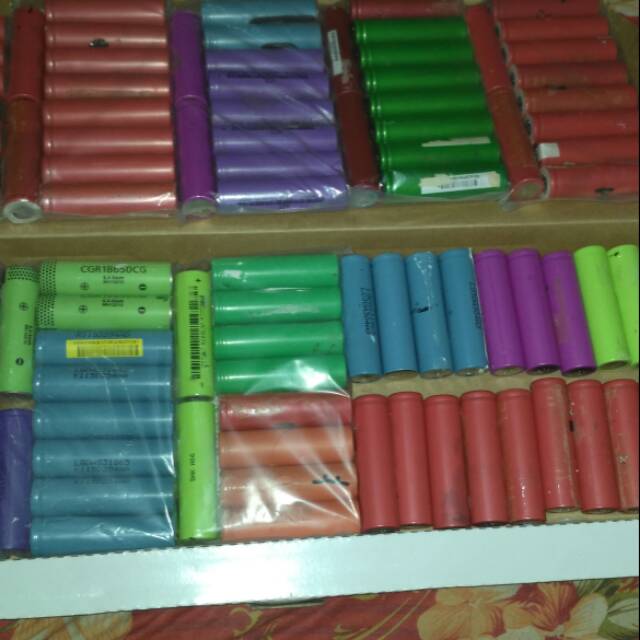 Baterai 18650 Original bekas laptop