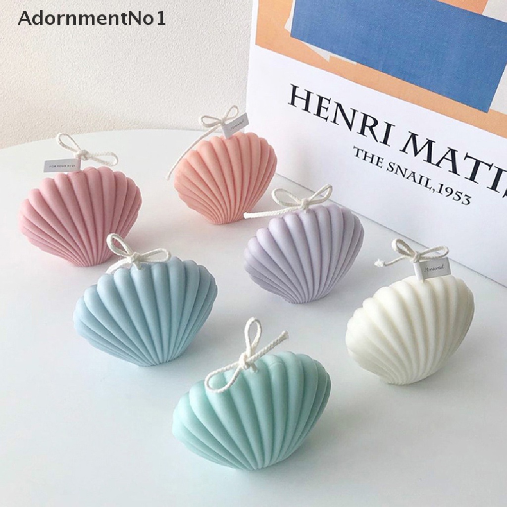 (AdornmentNo1) Cetakan Lilin / Sabun Handmade Bentuk Kerang Bahan Plastik