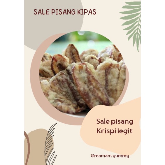 

sale pisang kipas