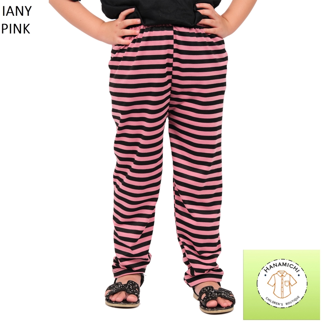 Hanamichi IANY Celana Legging Anak Panjang Motif Garis