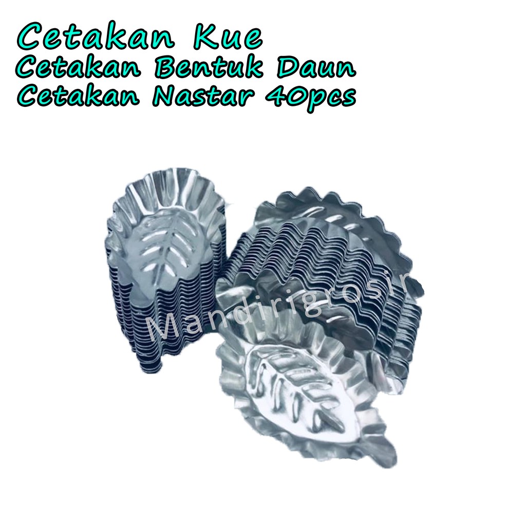 Cetakan Bentuk Daun *Cetakan Nastar  * Cetakan Kue * 40pcs