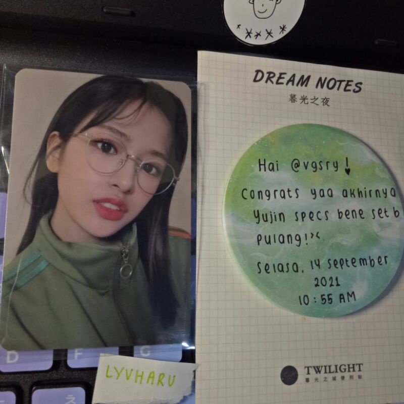 yujin specs bene od set b booked by @vgsry