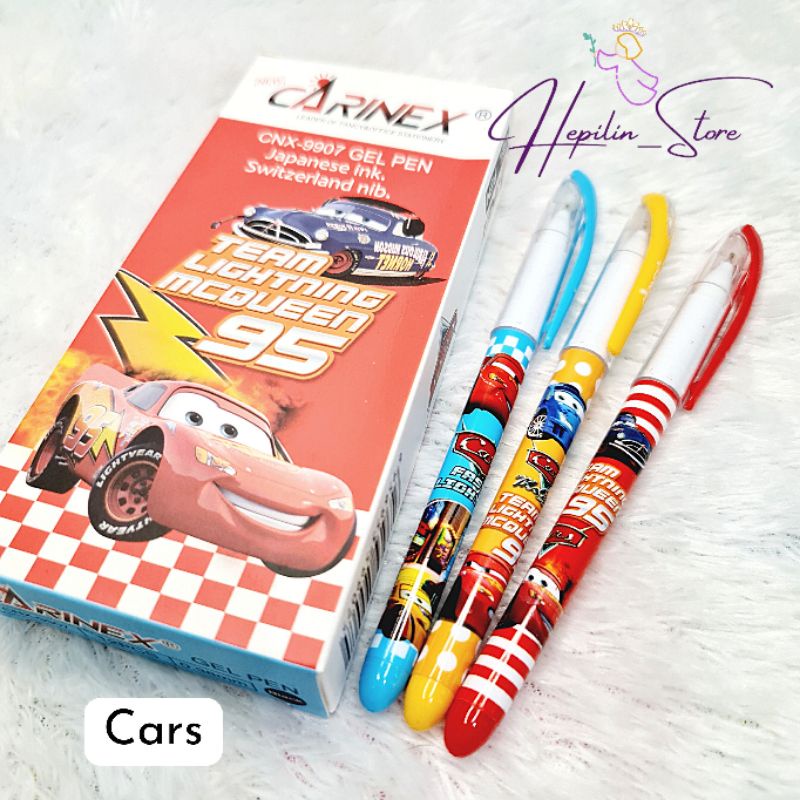 

Pulpen Gel Eselon atau Carinex ECER ( 1 Biji ) Super Hero / Bolpoin Gel Karakter / Gel Pen / Ballpoint Gel