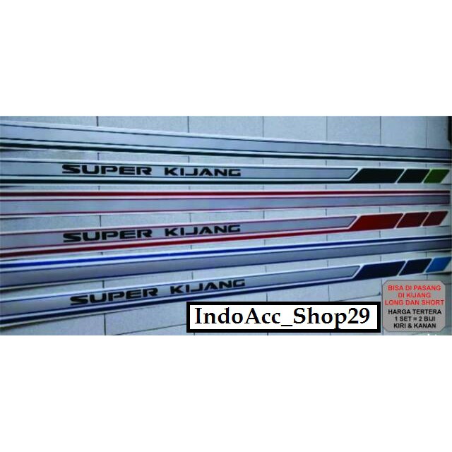 Striping Sticker Stiker List Body Kijang Super Grand G Std 