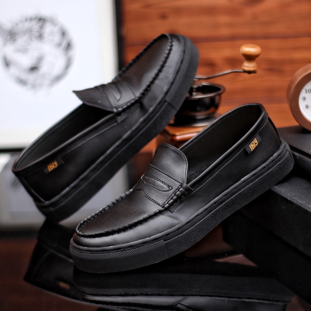 CERIS x DAKOTA - SEPATU FORMAL PRIA CASUAL COWOK PERKANTORAN KULIT PU ASLI ORIGINAL BLACK - SepatuFormal Pantofel pria Resmi Formal Tali Hitam Kasual Kuliah Kantor Pesta Kondangan Kerja PNS Guru Terkini Terbaik Terlaris Murah Trendy Terbaru