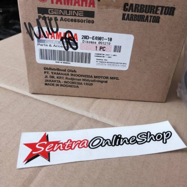 Karburator karbu mio smile 2008 Original YGP 28DE490110