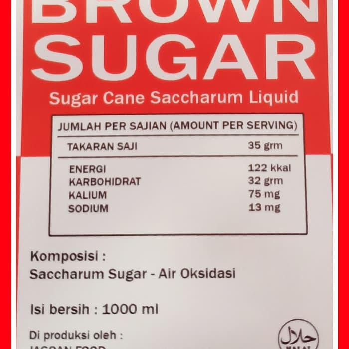 

(KHUSUS GOJEK/GRAB) LIQUID BROWN SUGAR, GULA MERAH CAIR