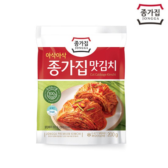 Ready Kimchi siap saji - mat kimchi jongga 200gr