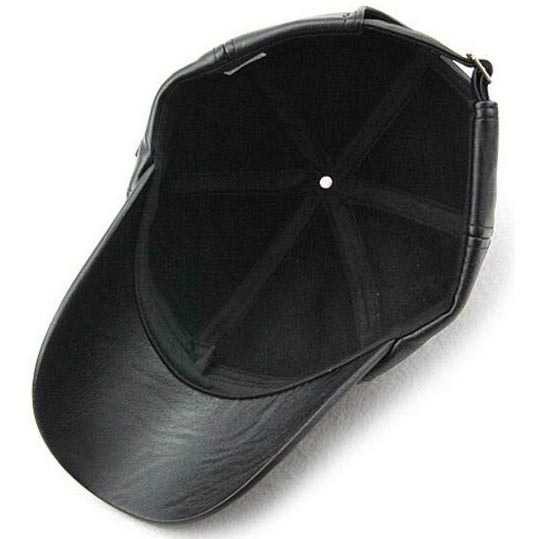 topi Topi Baseball Aksen Kulit Faux Leather Caps - TB-01