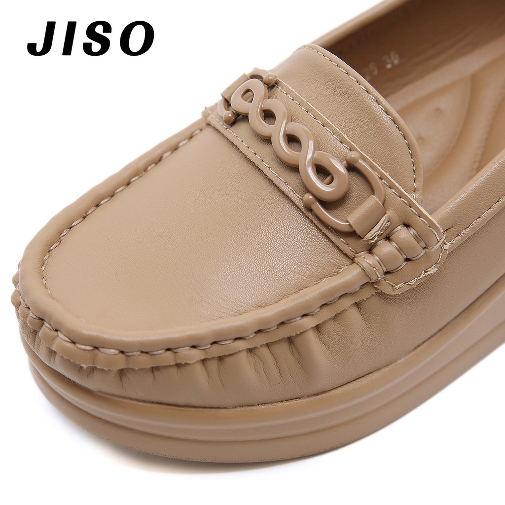 JISO RYONA LOLI-25 Sepatu Wedges Kerja Wanita 6cm Import Premium