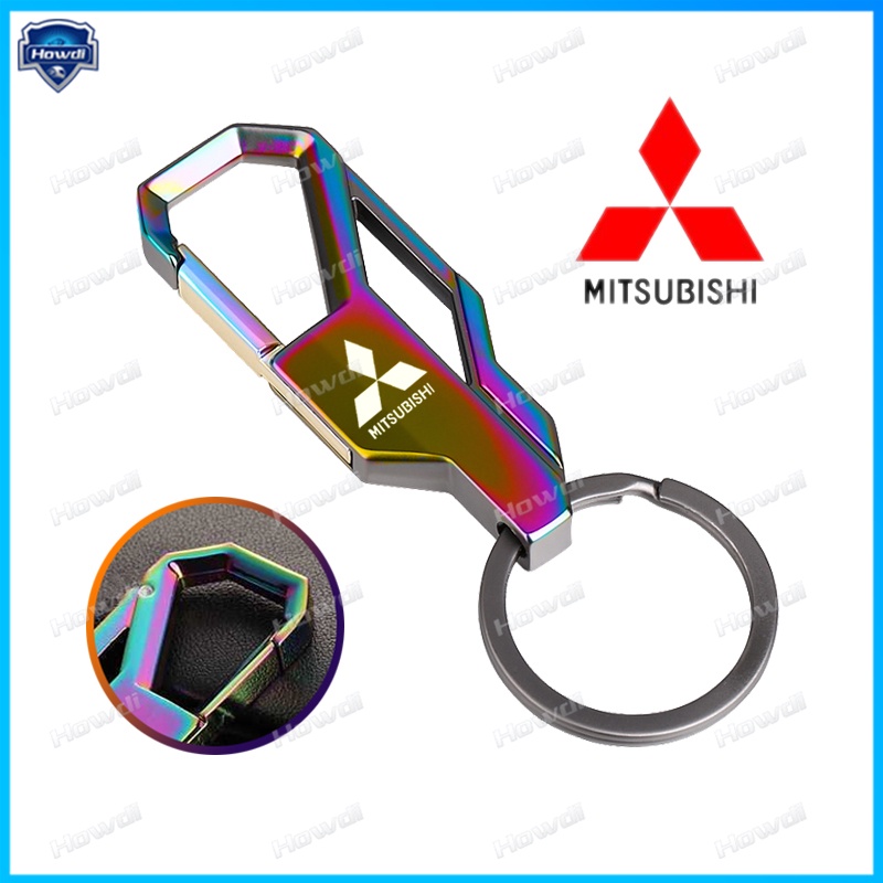 Gantungan Kunci Bahan Alloy Metal Dengan logo Untuk Mitsubishi