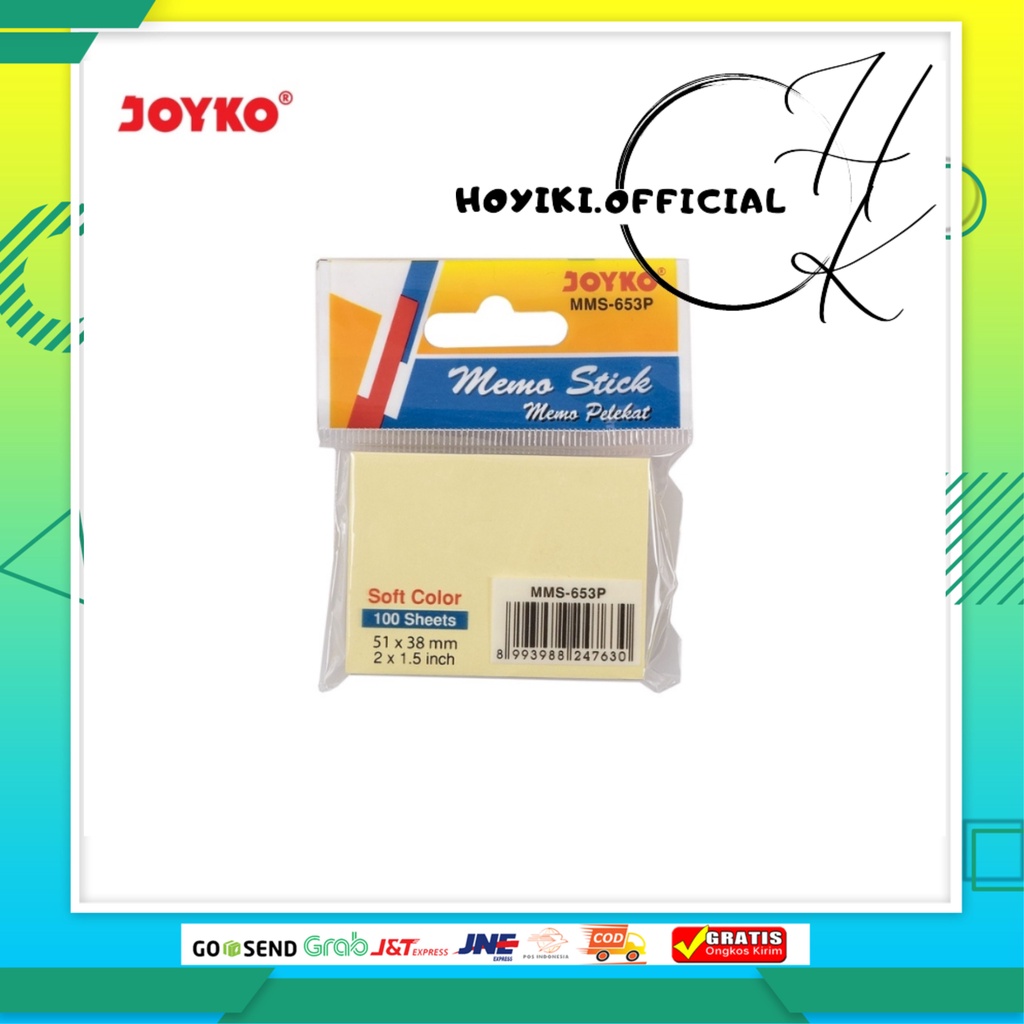 

JOYKO Memo Stick / Sticky Note / Kertas Memo / Memo Tempel Joyko MMS-653P MMS-654P MMS-656P MMS-656P