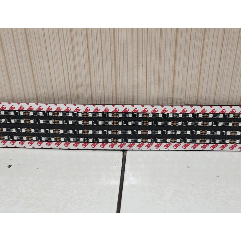 rakitan LED Strobo 4 baris 5 baris