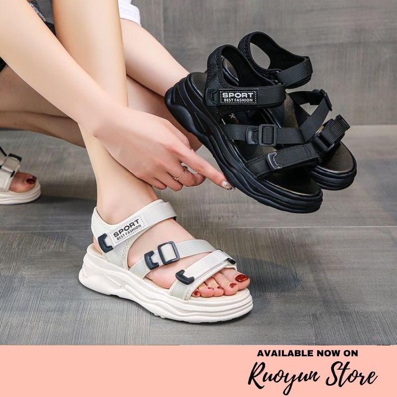 RYX - D-Sport Chic Sandal Gesper Wanita Fashion Casual - Ori Import