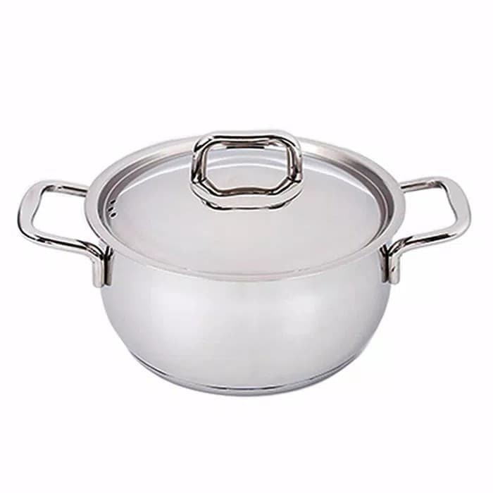 El371 Fincook Dutch Oven Stainless 24cm Do2406sssspanci Induksi