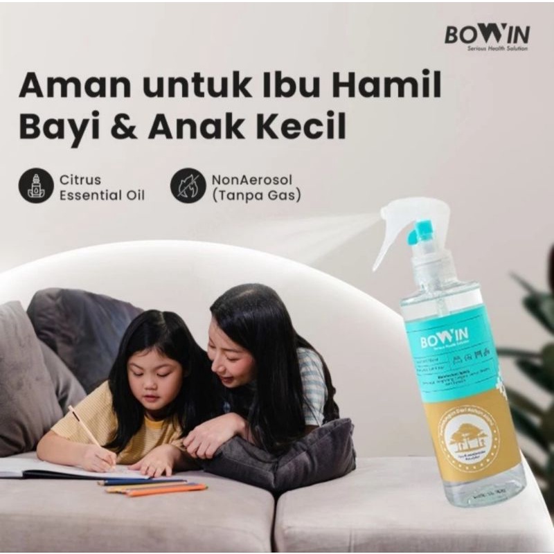 Bowin Bed Spray Anti Tungau / Jamur Kasur / Bakteri / Disinfectan Spray / Penghilang Tungau Kutu Kasur