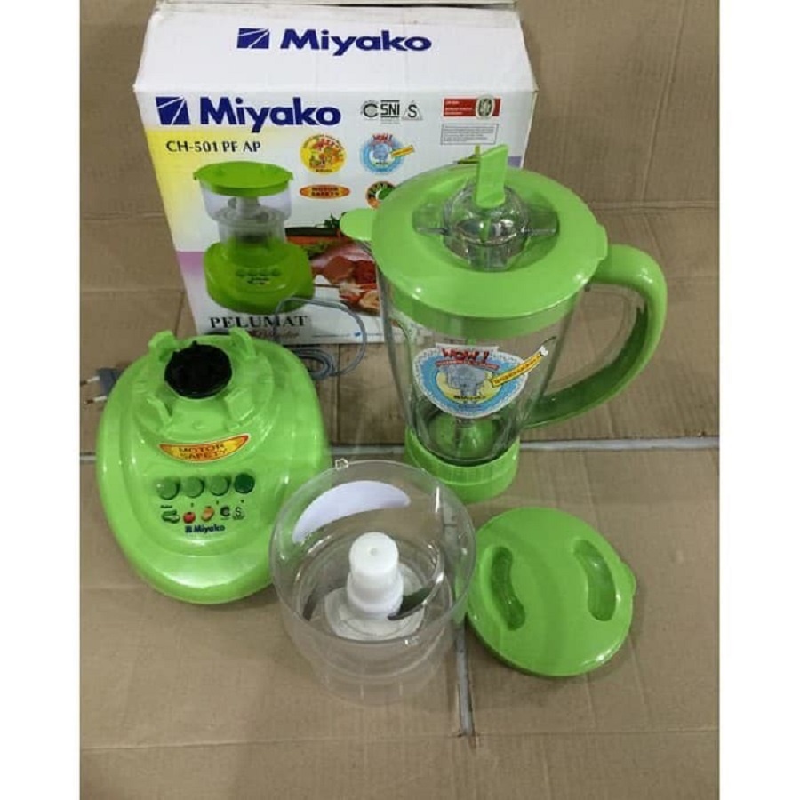 BLENDER MIYAKO CH501PF AP 2IN1 PLASTIK ANTI PECAH CH 501 PF CHOPPER DAGING