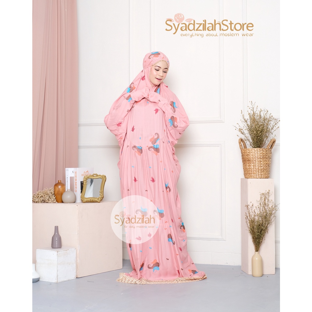 SYADZILAH - Mukena Terusan Dewasa Bordir Starla