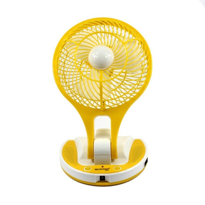 KIPAS ANGIN PORTABLE DENGAN LAMPU LED MUXINDO MUX-5580