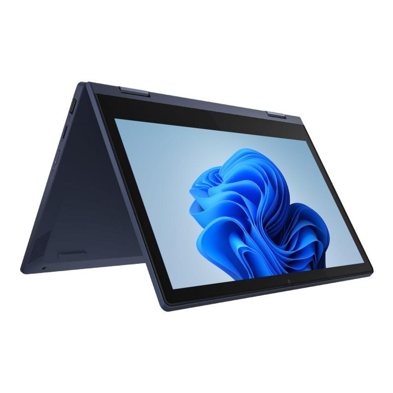 LENOVO IDEAPAD FLEX 3 11IGL05 5TID [CELERON N4020 / 4GB DDR4 / SSD 256 GB / 11.6&quot; HD IPS TOUCHSCREEN / BLUE / WINDOWS 11 + OHS ORIGINAL / GARANSI RESMI LENOVO INDONESIA] - TEKNO KITA