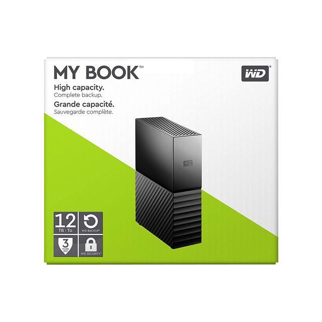 WD 12TB MY BOOK Desktop External Hard Drive-Black