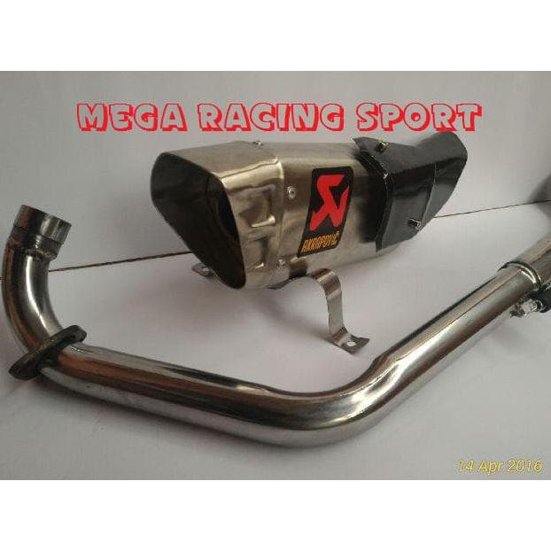 knalpot vixion r25 byson cb150r verza DLL akrapovic half fairing